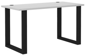 Psací stůl LOFT 138x67 Malta 150 světle šedá