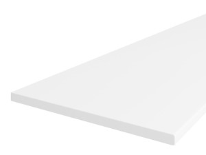 Pracovní deska bílá 120x2,8 cm na míru