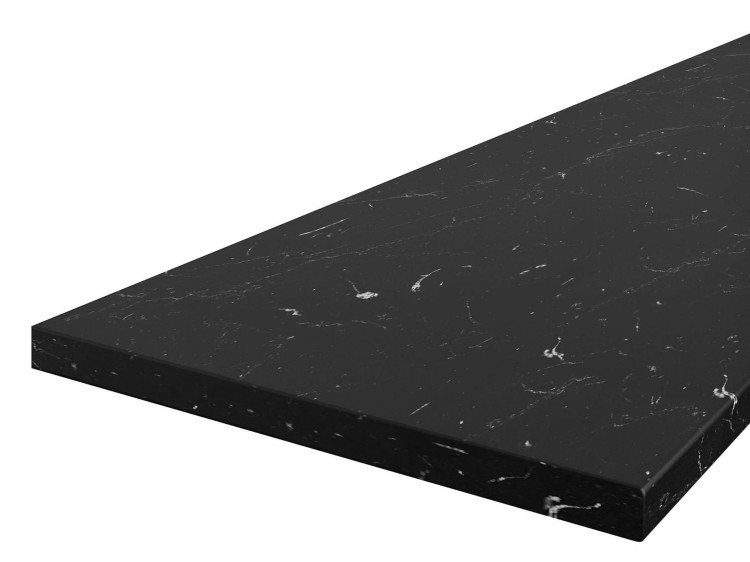 Černá mramorová pracovní deska 60x3,8 cm na míru