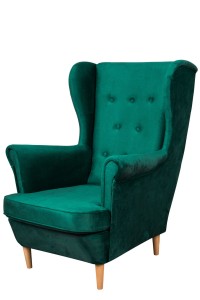 Křeslo Ushake Floki Temné Zelená