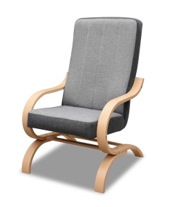 Křeslo Girona H02 šedá/grafitová finca