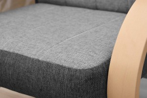 Křeslo Girona H02 šedá/grafitová finca