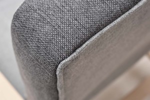 Křeslo Girona H02 šedá/grafitová finca