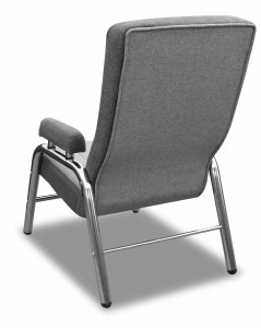 Kovové křeslo Lile šedý/Graphite