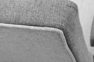 Kovové křeslo Lile šedý/Graphite