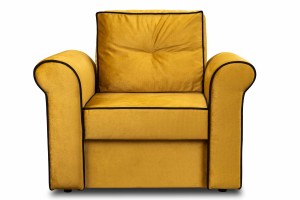 Křeslo Merida s úložným boxem Žlutá