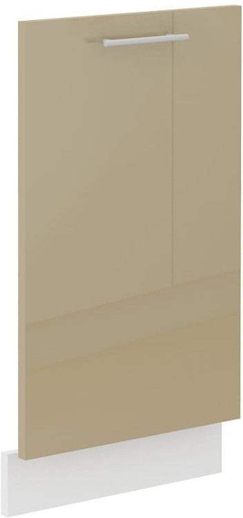 Čelo myčky s integrovaným panelem LARA 45 cm Cappucino/bílá