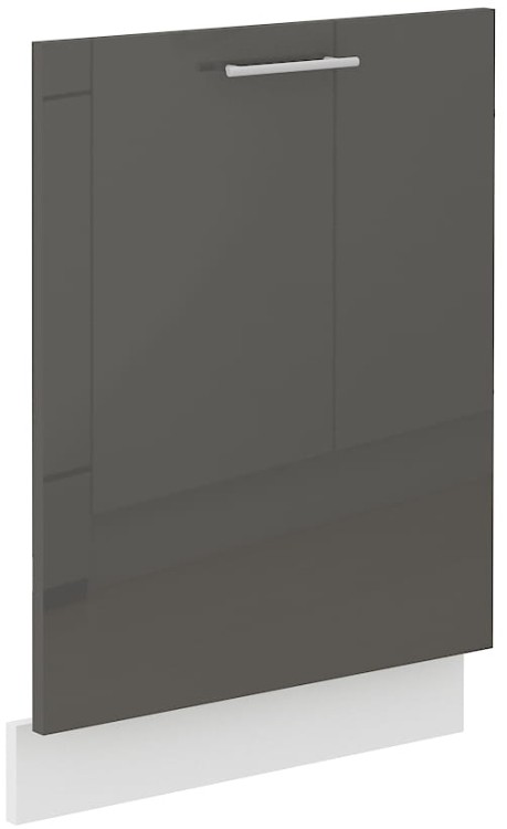 Čelo myčky s integrovaným panelem LARA 60 cm Grafitová/bílá