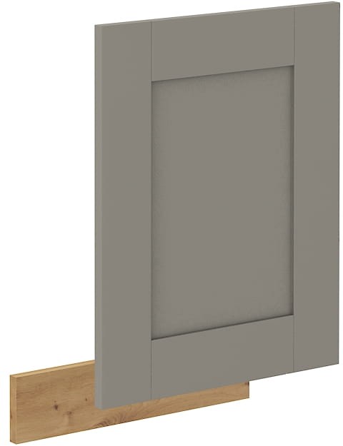 Čelo myčky s vnějším panelem LUNA 45 cm Hlína šedý/Dub Artisan