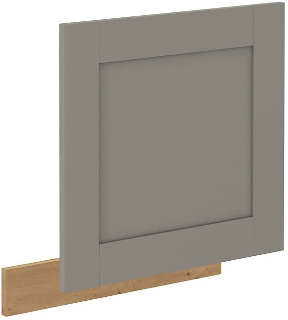Čelo myčky s vnějším panelem LUNA 60 cm Hlína šedý/Dub Artisan
