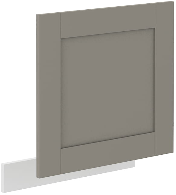 Čelo myčky s vnějším panelem LUNA 60 cm Hlína šedý/Bílý