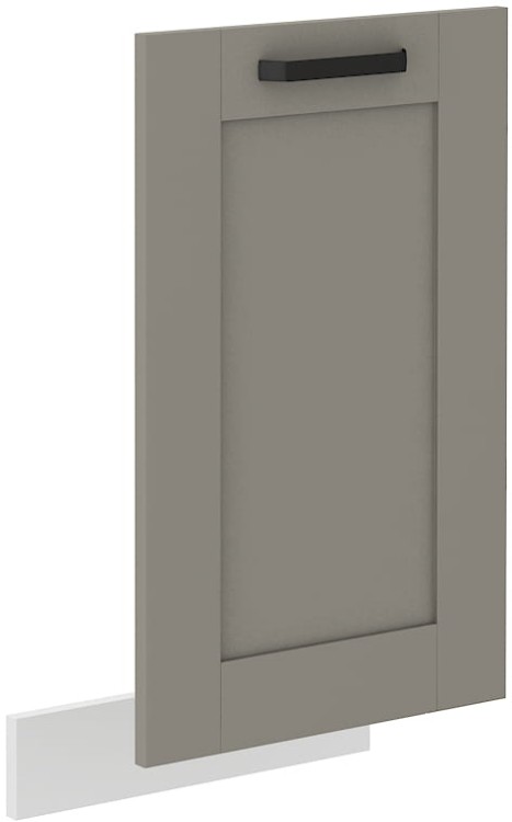 Čelo myčky s integrovaným panelem LUNA 45 cm Hlína šedý/Bílý