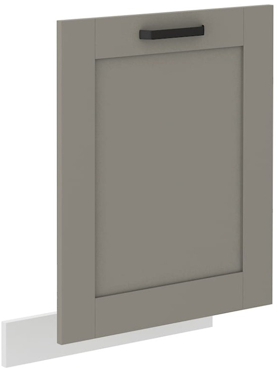 Čelo myčky s integrovaným panelem LUNA 60 cm Hlína šedý/Bílý