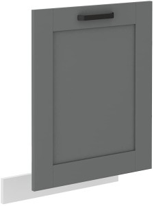 Přední část myčky s integrovaným panelem LUNA 60 cm šedá/bílá