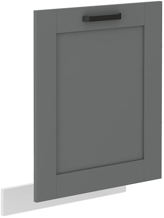 Přední část myčky s integrovaným panelem LUNA 60 cm šedá/bílá