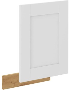 Čelo myčky nádobí s vnějším panelem LUNA 45 cm Bílý/Dub Artisan