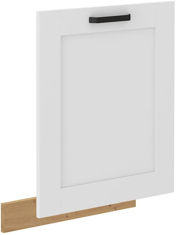 Čelo myčky s integrovaným panelem LUNA 60 cm Bílý/Dub Artisan