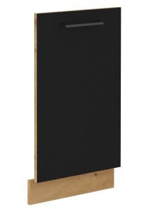 Čelo myčky s integrovaným panelem MODENA 45 cm Artisan Dub/černá