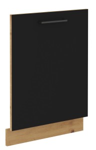 Čelo myčky s integrovaným panelem MODENA 60 cm Artisan Dub/černá