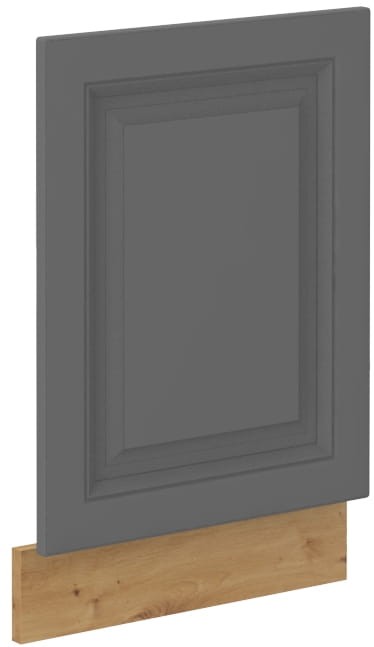 Čelo myčky s vnějším panelem STILO 45 cm šedý/Dub Artisan