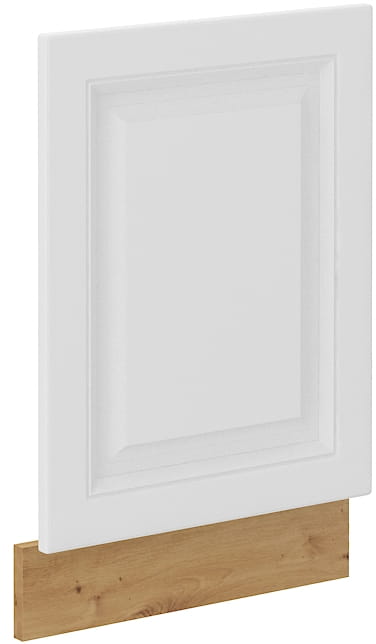 Čelo myčky nádobí s vnějším panelem STILO 45 cm Bílý/Dub Artisan