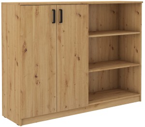 Kancelářská komoda s policemi Malta 830 2D Dub Artisan
