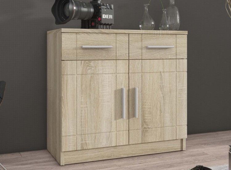 Komoda se 2 zásuvkami Paris SO 2D 2S dub sonoma