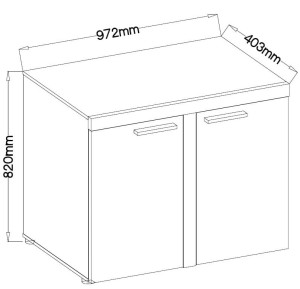 Komoda Rumba SO21 2D dub Sonoma
