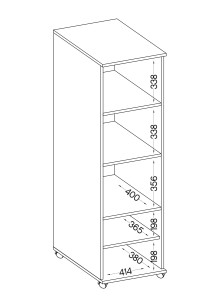 Malta 220 Vysoký podstavec světle šedý