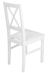 Dřevěná židle NIL 10D Bílá
