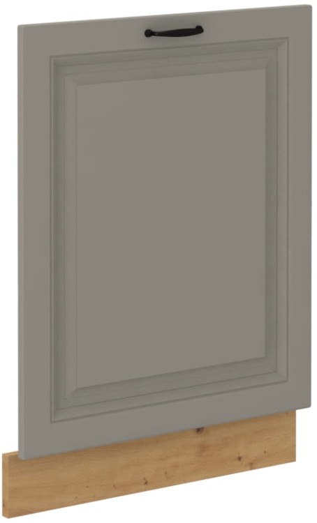 Čelo myčky s integrovaným panelem STILO 60 cm Hlína šedý/Dub Artisan