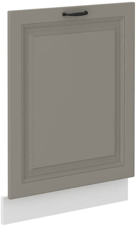 Čelo myčky s integrovaným panelem STILO 60 cm Hlína šedý/Bílý