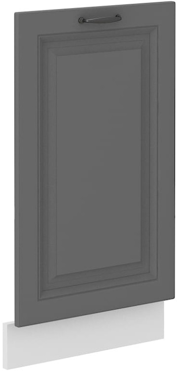 Přední část myčky s integrovaným panelem STILO 45 cm šedá/bílá