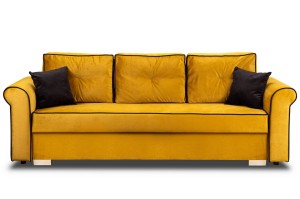 Merida Lounge Set Pohovka s křeslo Žlutá