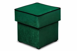 Merida Lounge Set Pohovka s křeslo s podnožkou Tmavě zelená