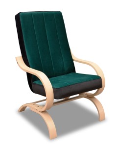 Sedací souprava Orléans s 2 křesla Girona tmavě zelená