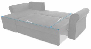 Rozkládací sedací souprava Trevor s 2x křesla Tmavě zelená