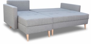 Rohová pohovka s funkcí spaní Malmö Graphite