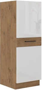 Sloupek kuchyňské linky se 3 zásuvkami VIGO 50 DK-145 1F 3S lesklá bílá/Lancelot