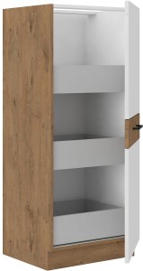 Sloupek kuchyňské linky se 3 zásuvkami VIGO 50 DK-145 1F 3S lesklá bílá/Lancelot