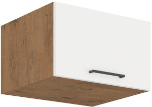 Hluboká horní závěsná skříňka VIGO 60 NAGU-36 1F lesklá bílá/Lancelot