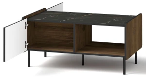 Konferenční stolek Prestigo P11 Černá/Ořech/San Sebastian