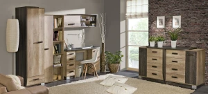 Otevřený regál Romero R5 Canyon dub