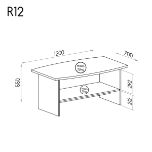 Romero R12 lavička Canyon Oak/Arusha