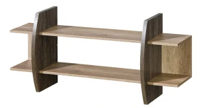 Dvoupatrová nástěnná police Romero R13 Dub Canyon/Arusha