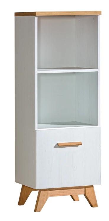 Regál 45 cm do obývacího pokoje Sven SV7 Nash Dub/Andersen Borovice