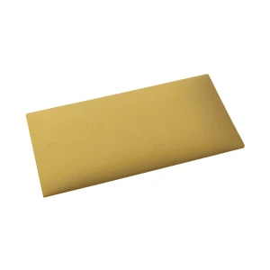 Čalouněný nástěnný panel 3D 50x20 žlutá
