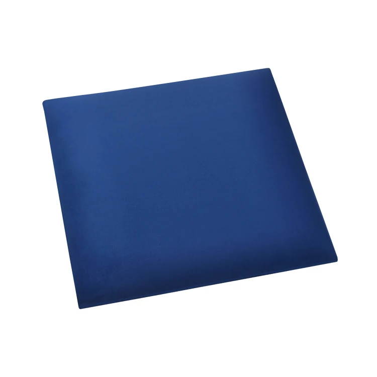 Čalouněný nástěnný panel 3D 40x40 modrá