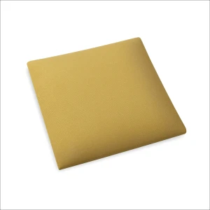 Čalouněný nástěnný panel 3D 30x30 žlutá