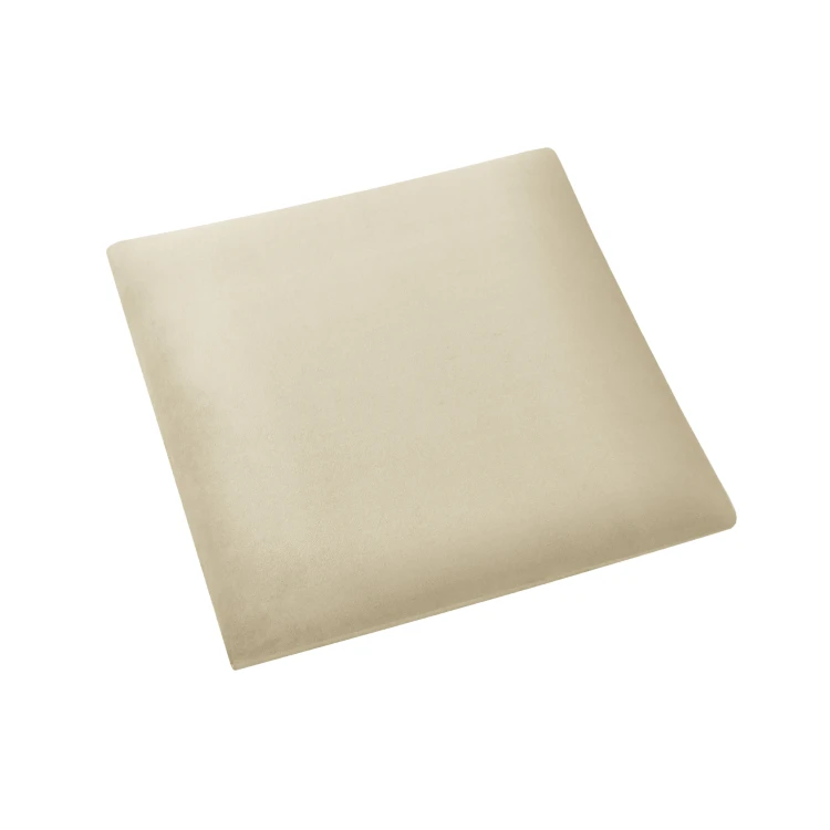 Čalouněný nástěnný panel 3D 30x30 béžová